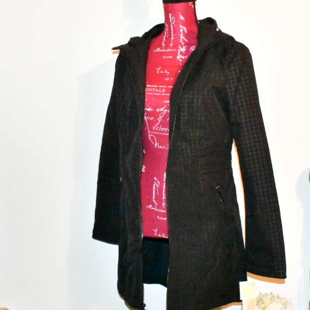 MICHAEL KORS FRONT ZIP RAIN COAT NWT - Picture 4 of 8